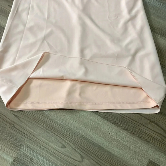 Bar III Women Bell Sleeved Shift Dress Ballet Pink Size L Lined Cocktail Flowy - Picture 11 of 13